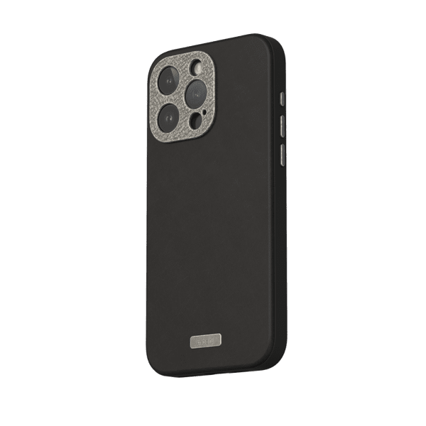 Moshi iPhone 15 Pro Max -suojakuori Napa MagSafe Midnight Black