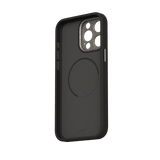 Moshi iPhone 15 Pro Max -suojakuori Napa MagSafe Midnight Black