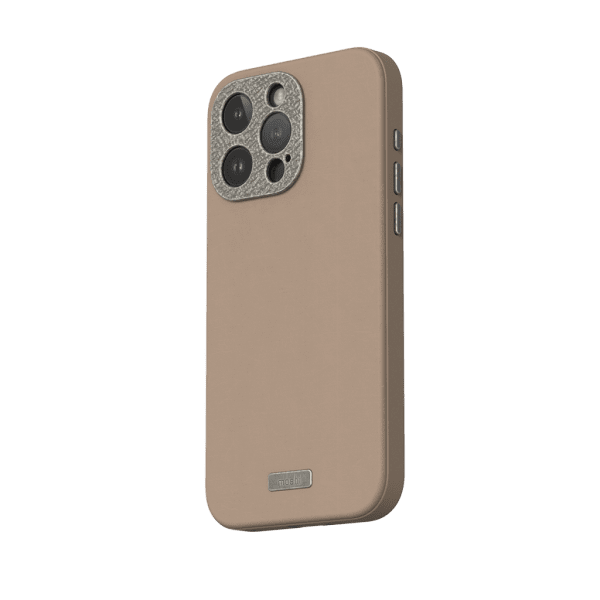 Moshi iPhone 15 Pro Max -suojakuori Napa MagSafe Woodsmoke Brown