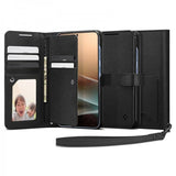 Spigen Samsung Galaxy S25 Plus -suojakotelo Wallet S, musta
