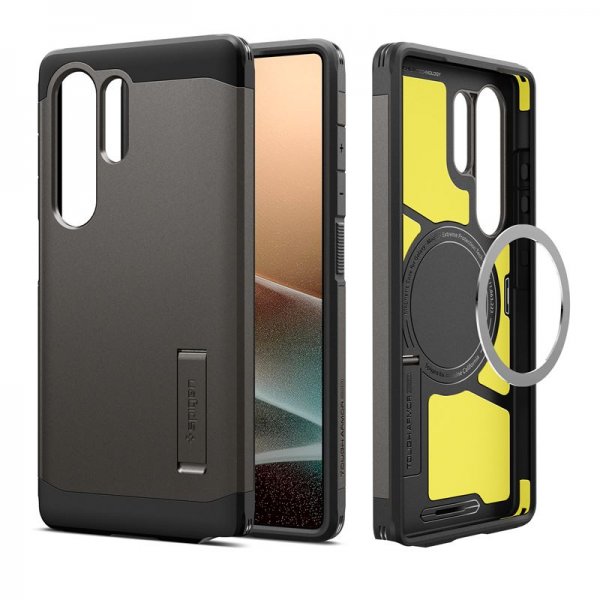Spigen Samsung Galaxy S25 Ultra Kuoret Tough Armor MagFit Gunmetal
