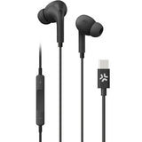 Celly Langalliset UP1200 In-Ear USB-C -kuulokkeet, musta