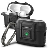 Spigen AirPods Pro 2 -kuori Lock Fit Matte Black