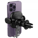 Spigen Autoteline OneTap Pro Air Vent Mount Charger 15W Musta