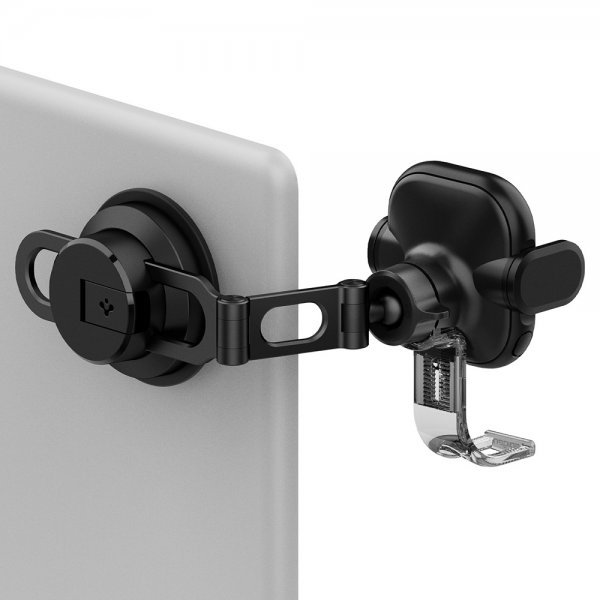 Spigen Autoteline OneTap Pro Dashboard Mount Charger 15W Musta