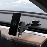 Spigen Autoteline OneTap Pro Dashboard Mount Charger 15W Musta
