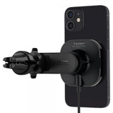 Spigen autoteline OneTap Magnetic Car Mount Air Vent langaton lataus, musta