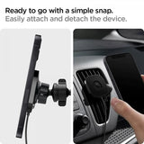 Spigen autoteline OneTap Magnetic Car Mount Air Vent langaton lataus, musta