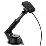 Spigen OneTap Magnetic Car Mount -kojelaudan langaton latausteline, musta