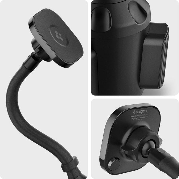 Spigen Autoteline OneTap Magnetic Car Mount Cup Holder, musta