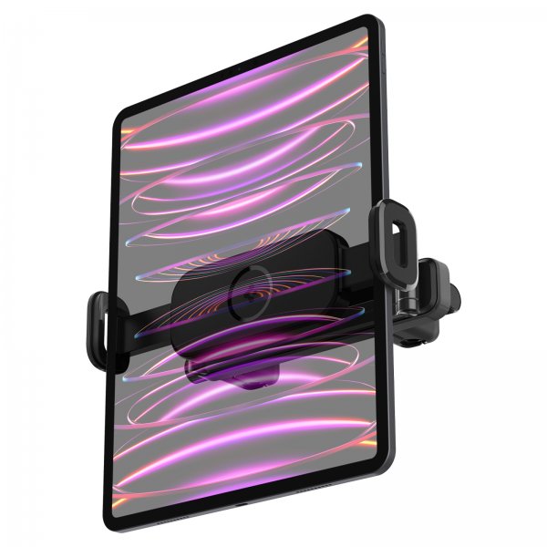 Spigen OneTap Universal -tablettiteline auton niskatukeen, musta