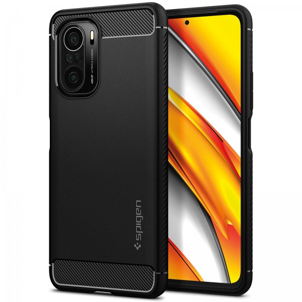 Spigen Xiaomi Mi 11i Suojakuori Rugged Armor Matte Black