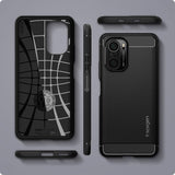 Spigen Xiaomi Mi 11i Suojakuori Rugged Armor Matte Black