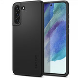 Spigen Samsung Galaxy S21 FE Kuori Thin Fit Musta