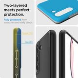 Spigen Samsung Galaxy S21 FE Kuori Thin Fit Musta
