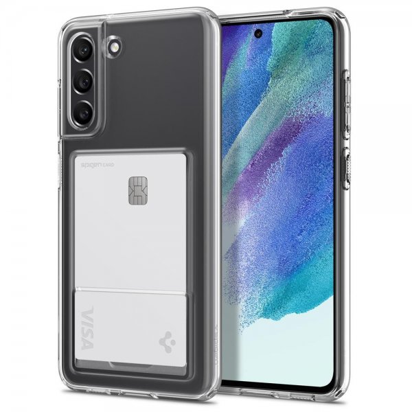 Spigen Samsung Galaxy S21 FE Kuori Crystal Slot Crystal Clear