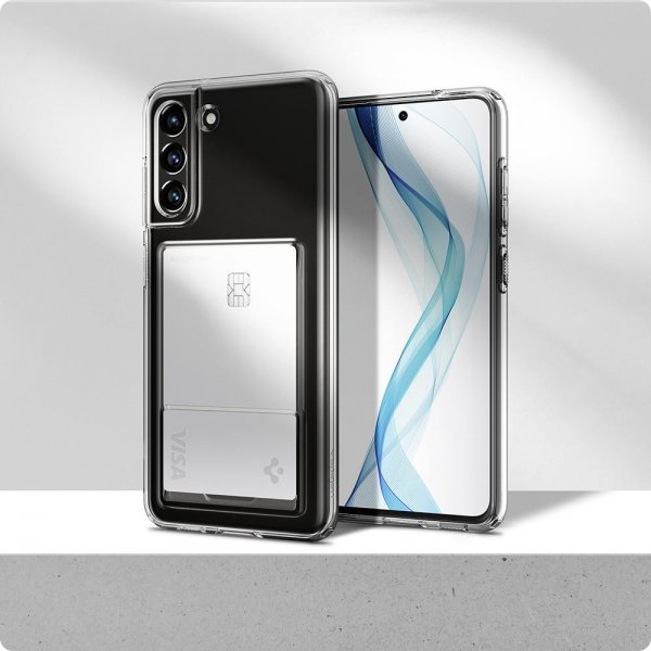 Spigen Samsung Galaxy S21 FE Kuori Crystal Slot Crystal Clear