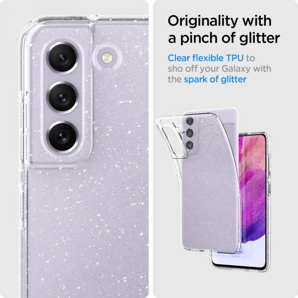 Spigen Samsung Galaxy S21 FE Kuori Liquid Crystal Glitter Crystal Quartz
