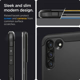 Spigen Samsung Galaxy S21 FE Kuori Tough Armor Musta
