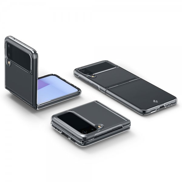 Spigen Samsung Galaxy Z Flip 3 -suojakuori AirSkin Crystal Clear