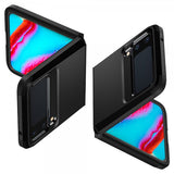 Spigen Samsung Galaxy Z Flip 3 Suojakuori Tough Armor Musta