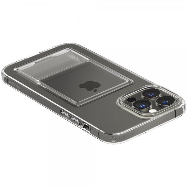 Spigen iPhone 13 Pro Max -kotelo Crystal Slot Crystal Clear