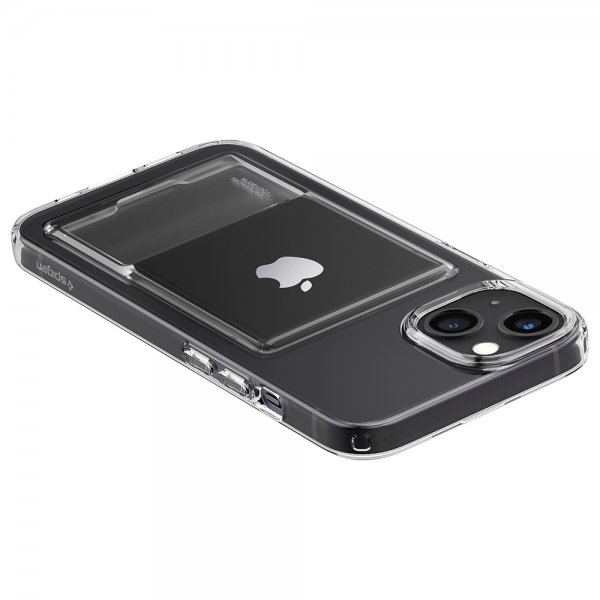 Spigen iPhone 13 Mini Suojakuori Crystal Slot läpinäkyvä