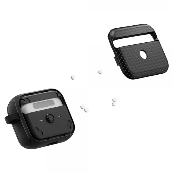 Spigen AirPods 3 -kuoret, Mag Armor, mattamusta