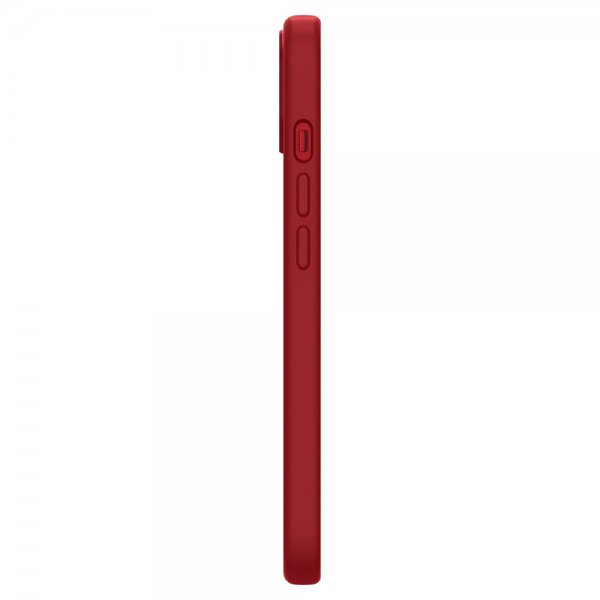 Spigen iPhone 13 Mini Suojakuori Silicone Fit Punainen