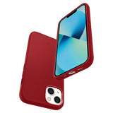 Spigen iPhone 13 -kuori Silicone Fit, punainen