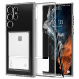 Spigen Samsung Galaxy S22 Ultra -kuori Crystal Slot Crystal Clear