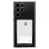 Spigen Samsung Galaxy S22 Ultra -kuori Crystal Slot Crystal Clear