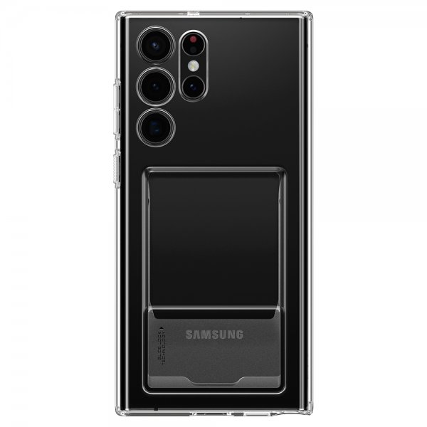 Spigen Samsung Galaxy S22 Ultra -kuori Crystal Slot Crystal Clear