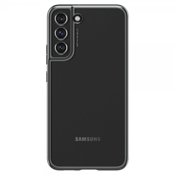 Spigen Samsung Galaxy S22 Plus -suojakuori Optik Crystal Chrome Gray