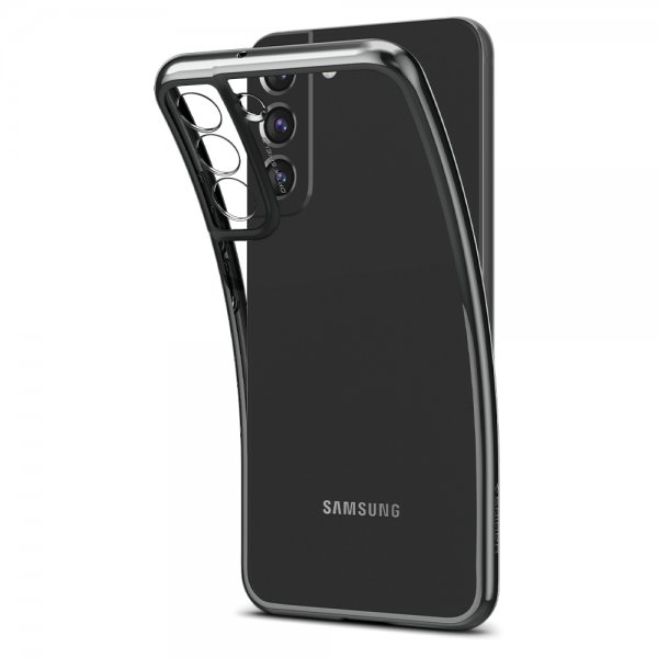 Spigen Samsung Galaxy S22 Plus -suojakuori Optik Crystal Chrome Gray