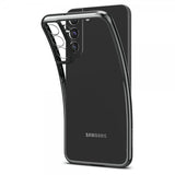 Spigen Samsung Galaxy S22 Plus -suojakuori Optik Crystal Chrome Gray