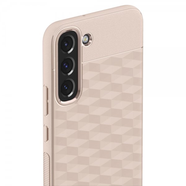 Caseology Samsung Galaxy S22 Plus Kuori Parallax Indi Pink