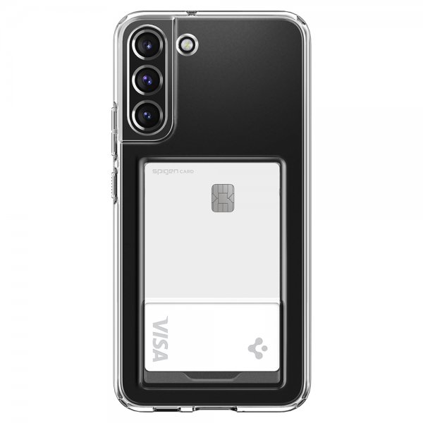 Spigen Samsung Galaxy S22 Crystal Slot -suojakuori, kirkas