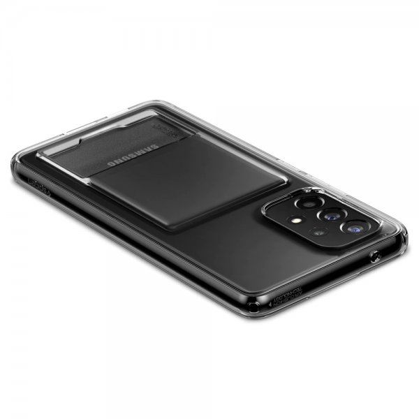 Spigen Samsung Galaxy A53 5G -suojakuori Crystal Slot Crystal Clear