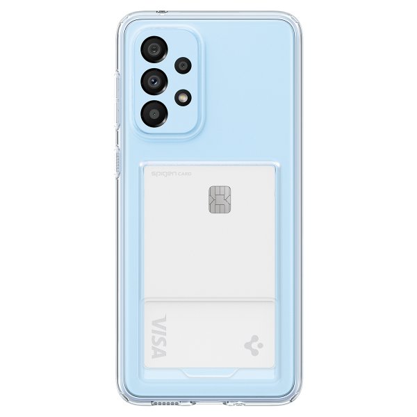 Spigen Samsung Galaxy A33 5G -suojakuori, Crystal Slot, Crystal Clear