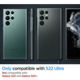 Spigen Samsung Galaxy S22 Ultra AirSkin Abyss Green -kuori