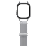 Spigen Apple Watch 45 mm kuori rannekkeella Metal Fit Pro Hopea