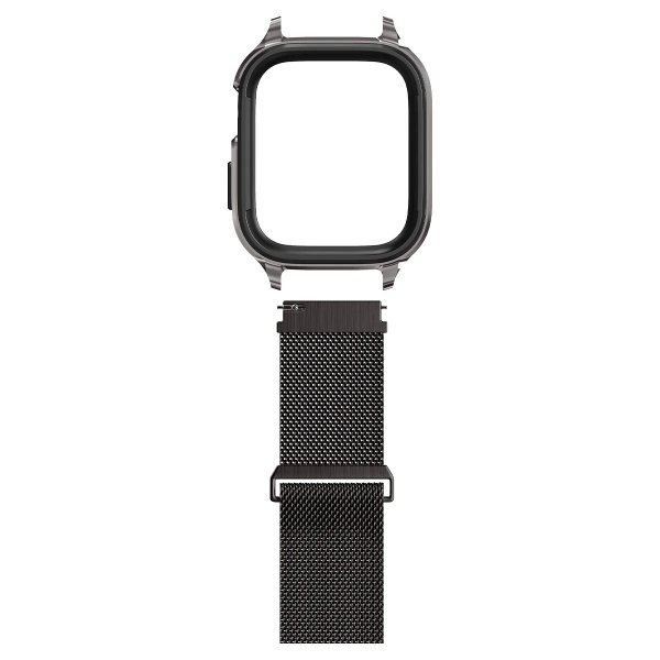 Spigen Apple Watch 40mm Suojakuori rannekkeella Metal Fit Pro Graphite