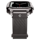 Spigen Apple Watch 40mm Suojakuori rannekkeella Metal Fit Pro Graphite