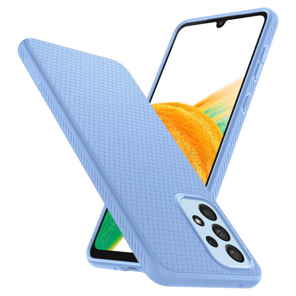 Spigen Samsung Galaxy A33 5G Liquid Air -suojakuori, Cream Blue