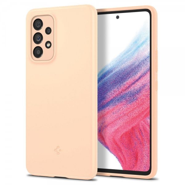 Spigen Samsung Galaxy A53 5G Kuori Thin Fit Cotton Peach