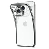 Spigen iPhone 14 Pro Max -suojakuori Optik Crystal Chrome Gray