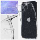 Spigen iPhone 14 Plus kuori Liquid Crystal Glitter Crystal Quartz