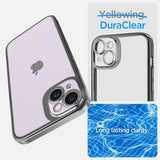 Spigen iPhone 14 Plus -suojakuori Optik Crystal Chrome Gray