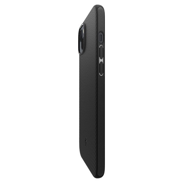 Spigen iPhone 14 Plus -suojakuori Mag Armor MagFit Matta Musta